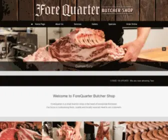 Fqbutchershop.com(Fresh Meats) Screenshot