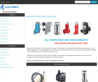 Fqpump.com(F&Q Pumps) Screenshot