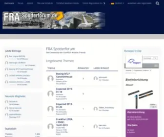 Fra-Spotterforum.de(Forum) Screenshot
