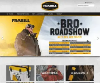 Frabill.com(Frabill® Fishing Gear) Screenshot