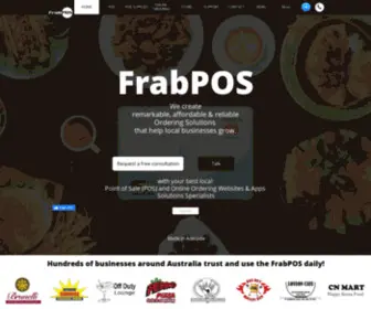 Frabpos.com.au(Adelaide Point of Sale Specialists) Screenshot