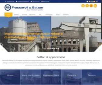 Fraccarolibalzan.it(Fraccaroli e Balzan Spa) Screenshot