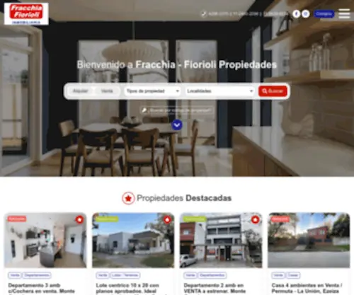 Fracchiapropiedades.com.ar(Dúplex/tríplex) Screenshot
