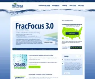 FracFocus.org(Frac Focus) Screenshot