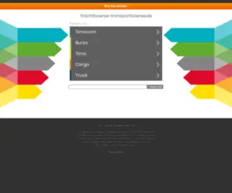 Frachtboerse-Transportboerse.de(Frachtbörse) Screenshot