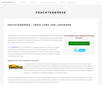 Frachtenboerse24.de(Frachtenbörse) Screenshot