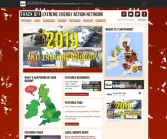 Frack-OFF.org.uk(Frack Off) Screenshot