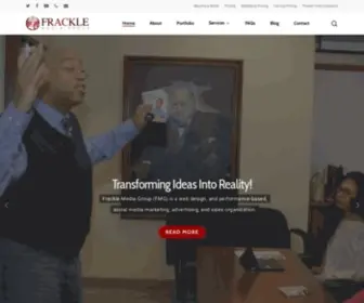 Fracklemedia.com(Website for Local Business) Screenshot
