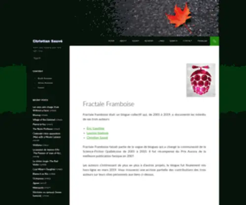 Fractale-Framboise.com(Fractale framboise) Screenshot