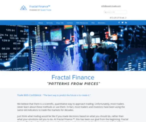Fractalfinance.com(Stock and commodity trading software) Screenshot