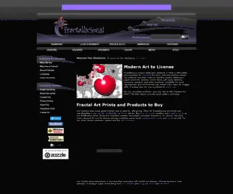 Fractallicious.com(Abstract art and design) Screenshot