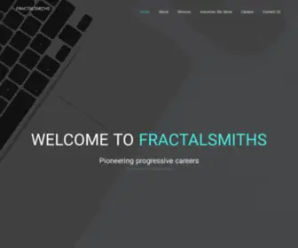 Fractalsmiths.com(Application Development Services) Screenshot