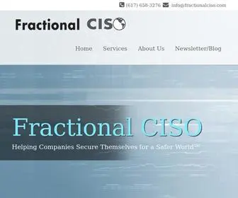 Fractionalciso.com(Fractional CISO) Screenshot