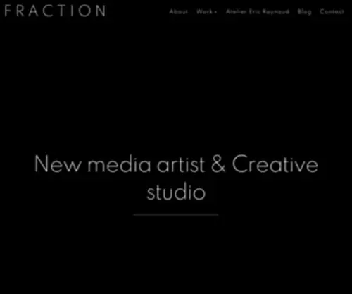 Fractionmusic.com(Fraction New media) Screenshot