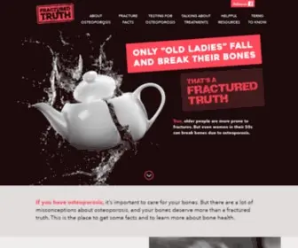 Fracturedtruths.com(Postmenopausal Osteoporosis Treatment) Screenshot