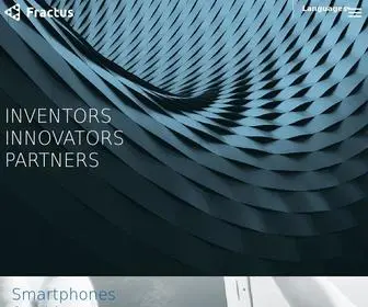 Fractus.com(Inventors, Innovators, Partners) Screenshot