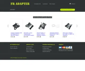 Fradapter.com(Adaptateurs et Batteries) Screenshot