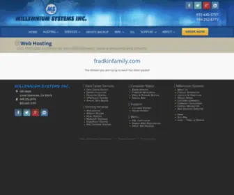 Fradkinfamily.com(Millennium Systems Inc) Screenshot