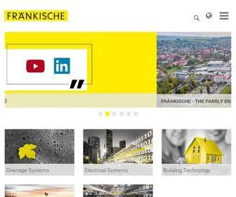 Fraenkische.com(Pipe systems) Screenshot