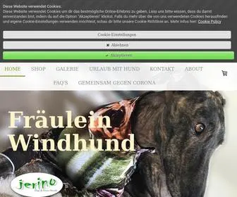 Fraeulein-Windhund.shop(Fräulein Windhund Onlineshop) Screenshot