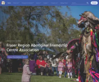 Frafca.org(Fraser Region Aboriginal Friendship Centre) Screenshot