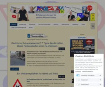 Frag-DEN-Fahrlehrer.de(Für den Führerschein Theorie lernen) Screenshot