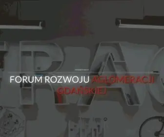 Frag.org.pl(Forum Rozwoju Aglomeracji Gdańskiej) Screenshot