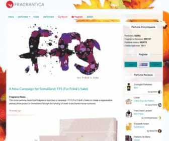 Fragantica.com(Fragrantica) Screenshot