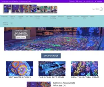 Fragbox.ca(Canada's Best Coral Frags and Saltwater Fish Store) Screenshot