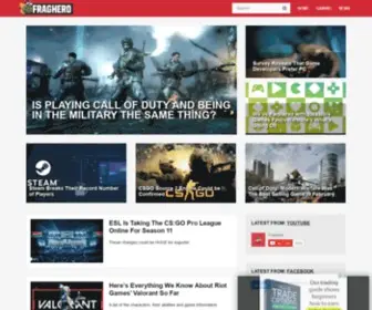 Fraghero.com(The Ultimate In Video Gaming) Screenshot