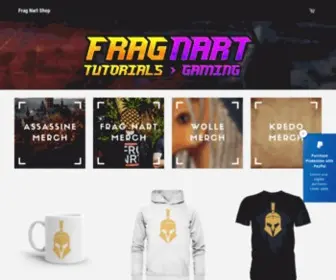 Fragnart.shop(Frag Nart Merchandise Shop) Screenshot