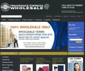 Fragranceexpresswholesale.com(Buy wholesale fragrances) Screenshot