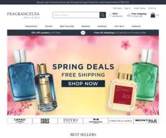 Fragranceusa.com(Fragrance USA) Screenshot