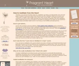 Fragrantheart.com(How To Meditate) Screenshot