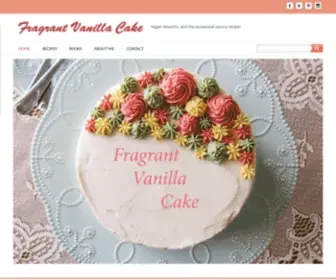 Fragrantvanilla.com(Fragrant Vanilla Cake) Screenshot