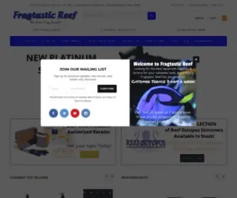 Fragtasticreef.com(Selling saltwater aquatic supplies online) Screenshot