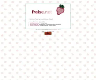 Fraise.net(By Anna Stevenson) Screenshot