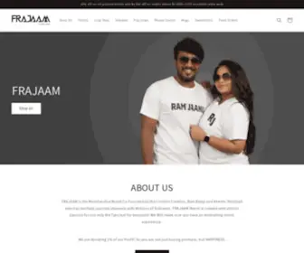 Frajaam.com(Frajaam Merch) Screenshot