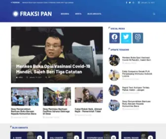 Fraksipan.com(Fraksi PAN DPR RI) Screenshot