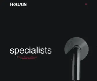 Fralain.com(Specialists in tapware) Screenshot