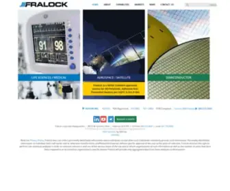 Fralock.com(Semiconductor, Aerospace, and Medical Component Manufacturer) Screenshot
