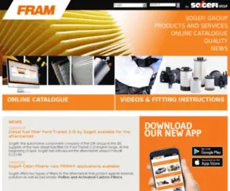 Fram-Europe.com(Fram) Screenshot