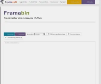 Framabin.org(Framabin) Screenshot