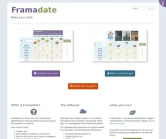 Framadate.org(Organiser des rendez) Screenshot