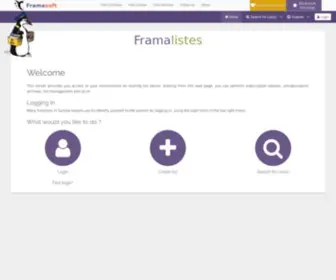 Framalistes.org(Framalistes) Screenshot