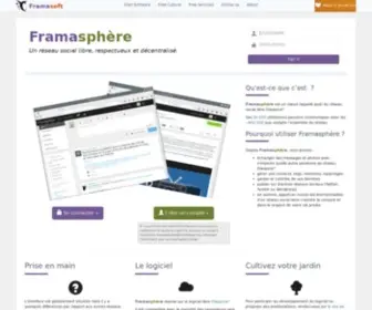 Framasphere.org(Diaspora) Screenshot