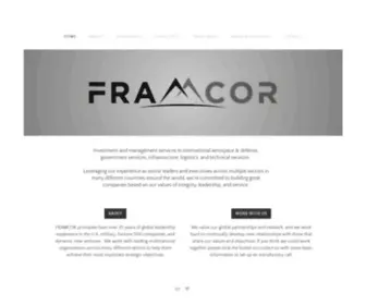 Framcor.com(International Management Consulting Services) Screenshot