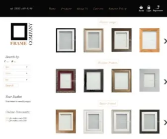 Frame-Company.co.uk(Picture frames) Screenshot