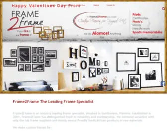 Frame2Frame.co.za(The Framing Specialists Pretoria) Screenshot