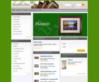 Framedjustright.com(Framed Just Right) Screenshot